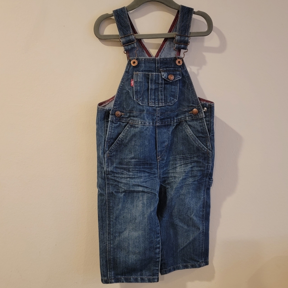 Levis Boys denim overalls excellent never worn size 18m 80-85cm